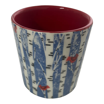 Birds in the Trees Refillable Candle Pot