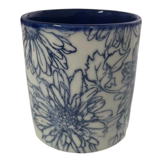 Daisy Ceramic Refillable Candle Pot